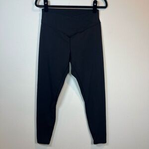 Sunzel Cross Front High Rise Leggings Black Stretch Skinny Yoga Gym Womens Sz XL